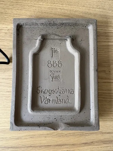 Jie Gantofta keramieken wandtegel Värmland,  Skogsstjärna, model 888